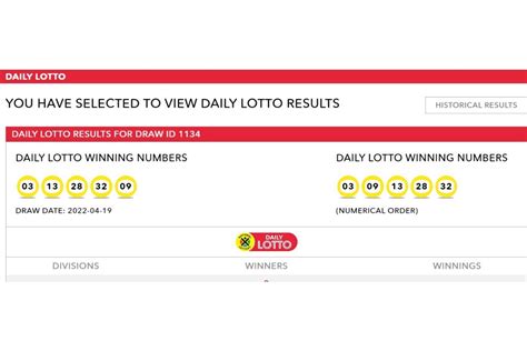 Lotto Max Results on Tuesday, 19 April 2022 (2022.